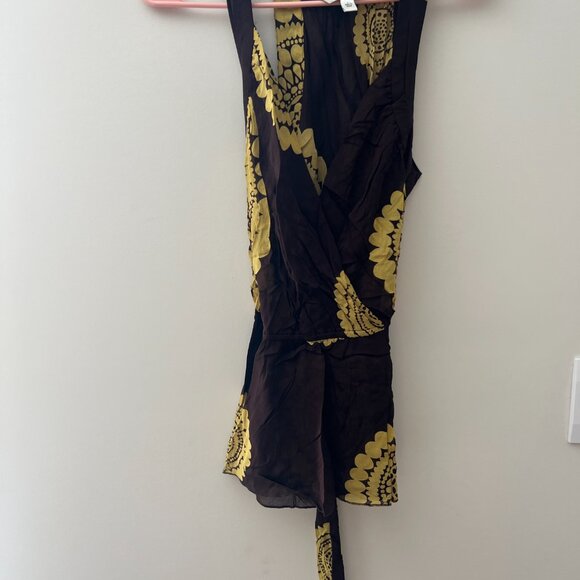 Trina Turk large silk blouse - Picture 3 of 10